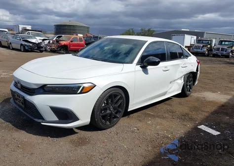 2023 Honda Civic Sport из США, поврежденный, VIN 2HGFE2F59PH554302